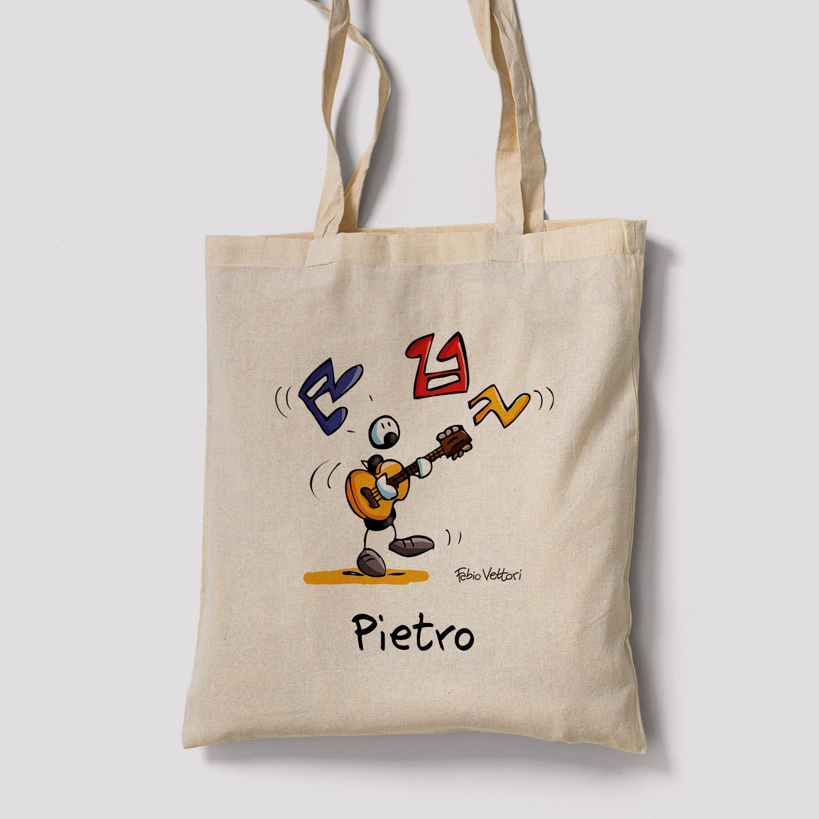Shopper Personalizzata "Chitarrista"
