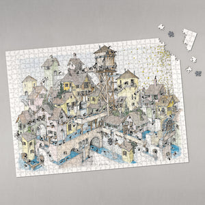 Puzzle "Città dell'acqua" 1080 pezzi