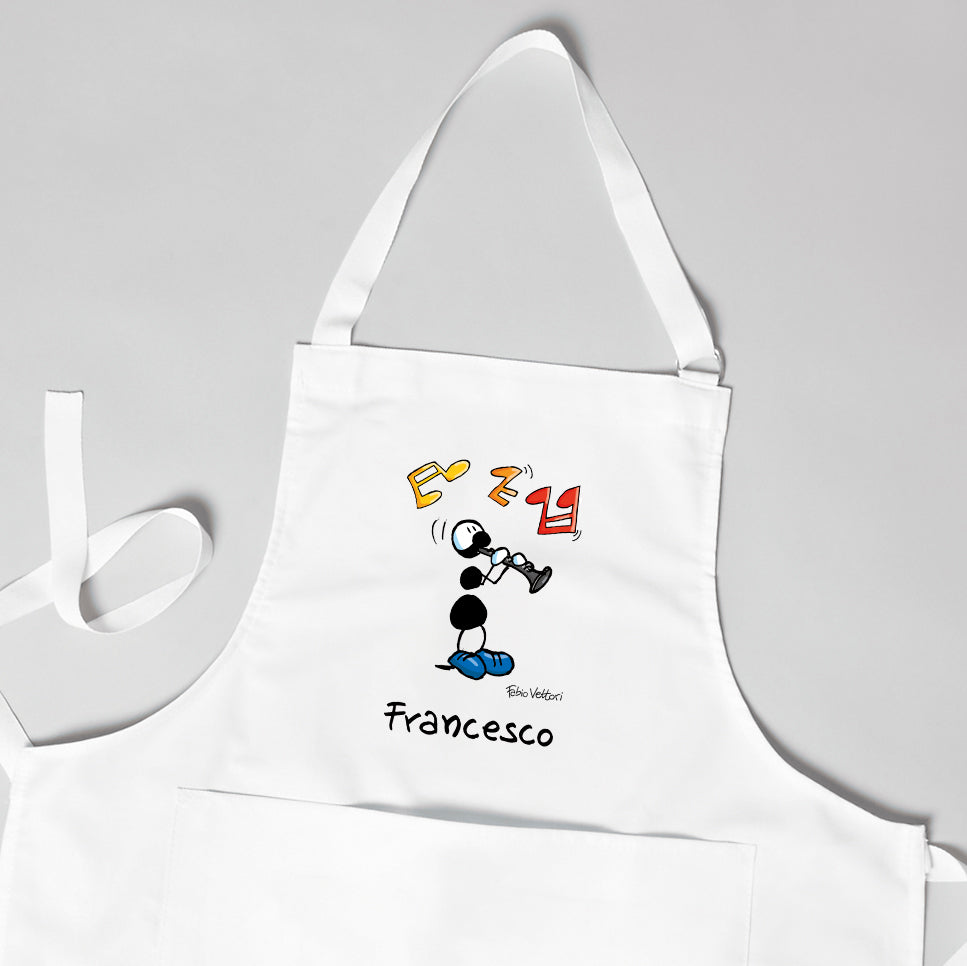 Grembiule Personalizzato "Clarinetto Maschio"