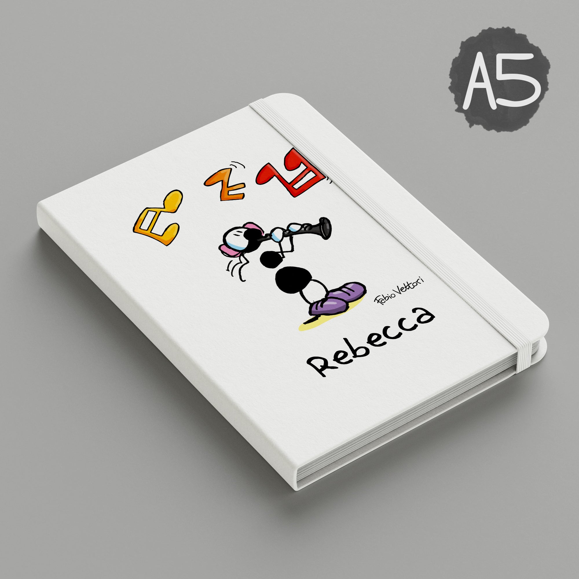 Notebook Personalizzato soggetto "Clarinetto"