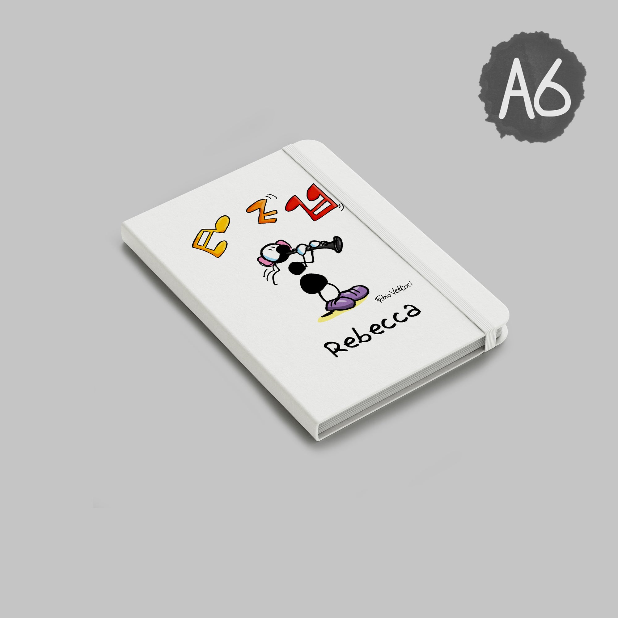 Notebook Personalizzato soggetto "Clarinetto"