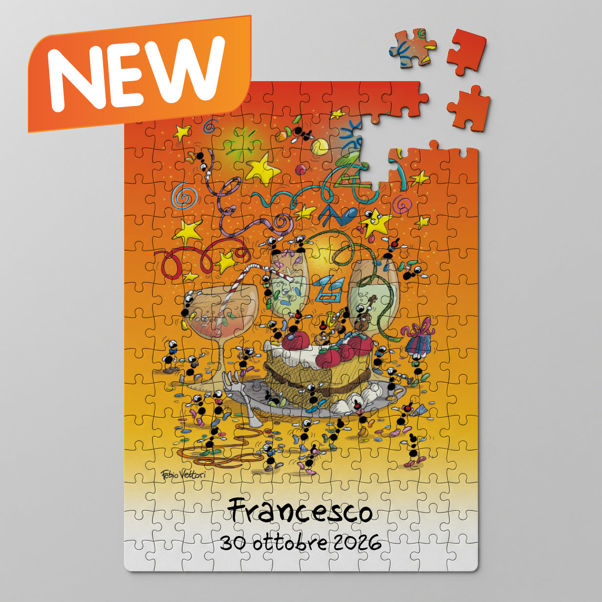 Puzzle Personalizzato soggetto "Compleanno"