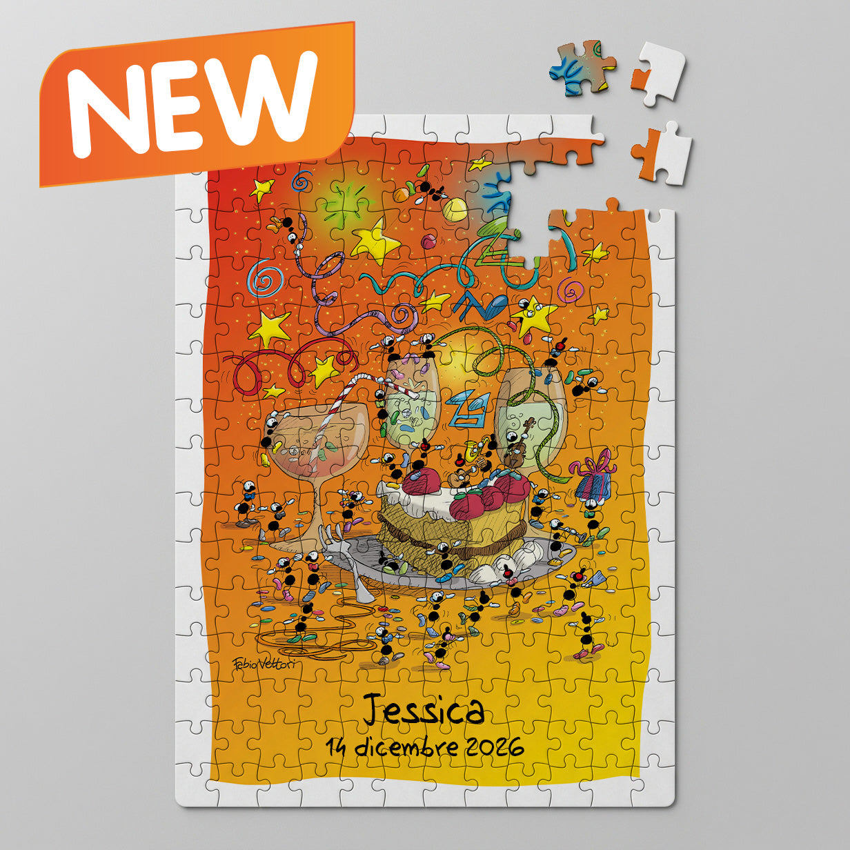Puzzle Personalizzato soggetto "Compleanno"