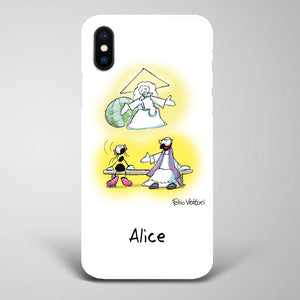 Cover artistica per Smartphone Personalizzata Confessione (femmina)