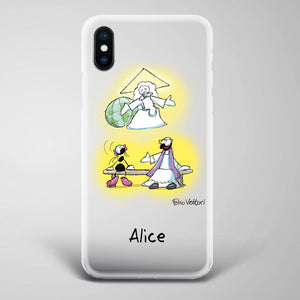 Cover artistica per Smartphone Personalizzata Confessione (femmina)