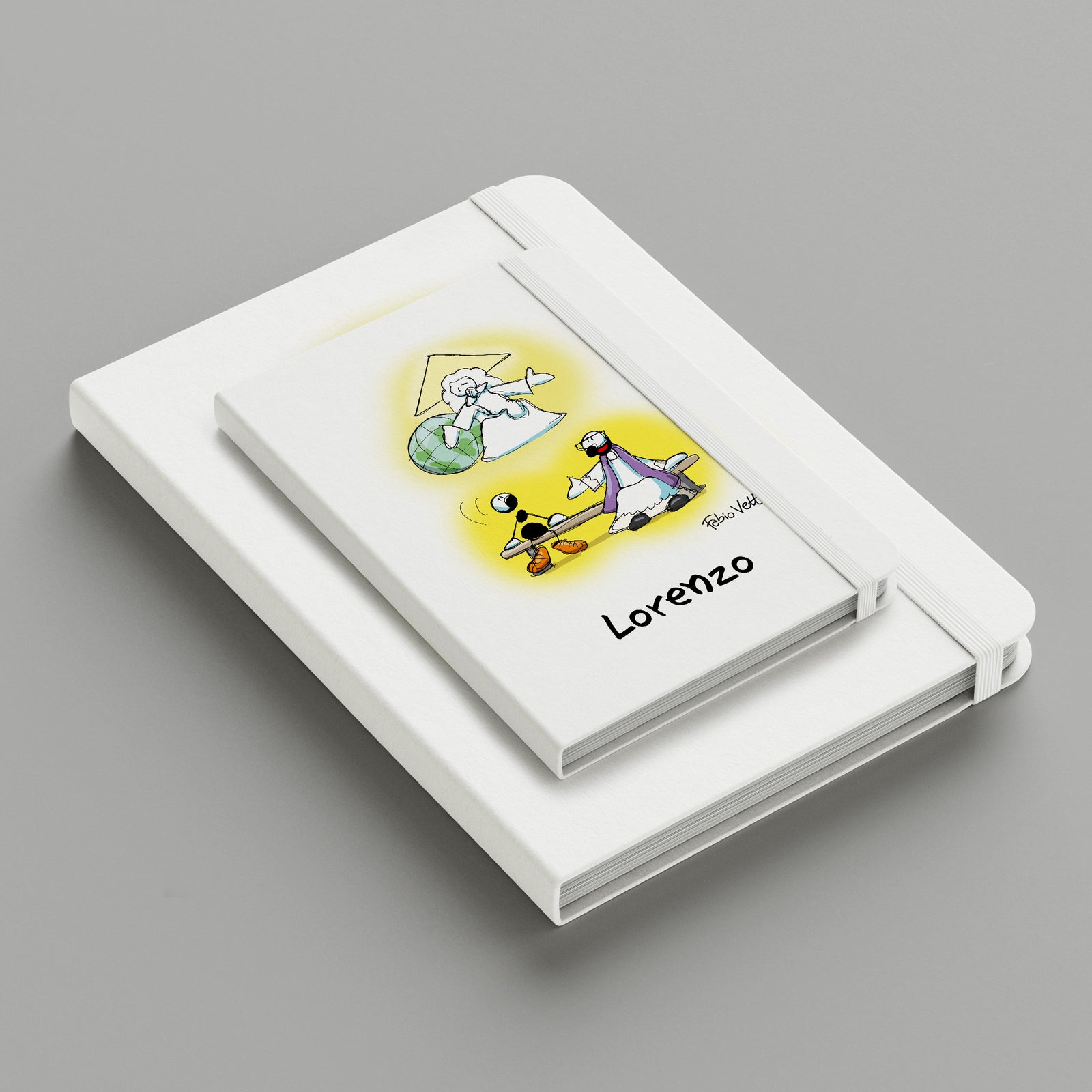 Personalized notebook with the subject "Confession"