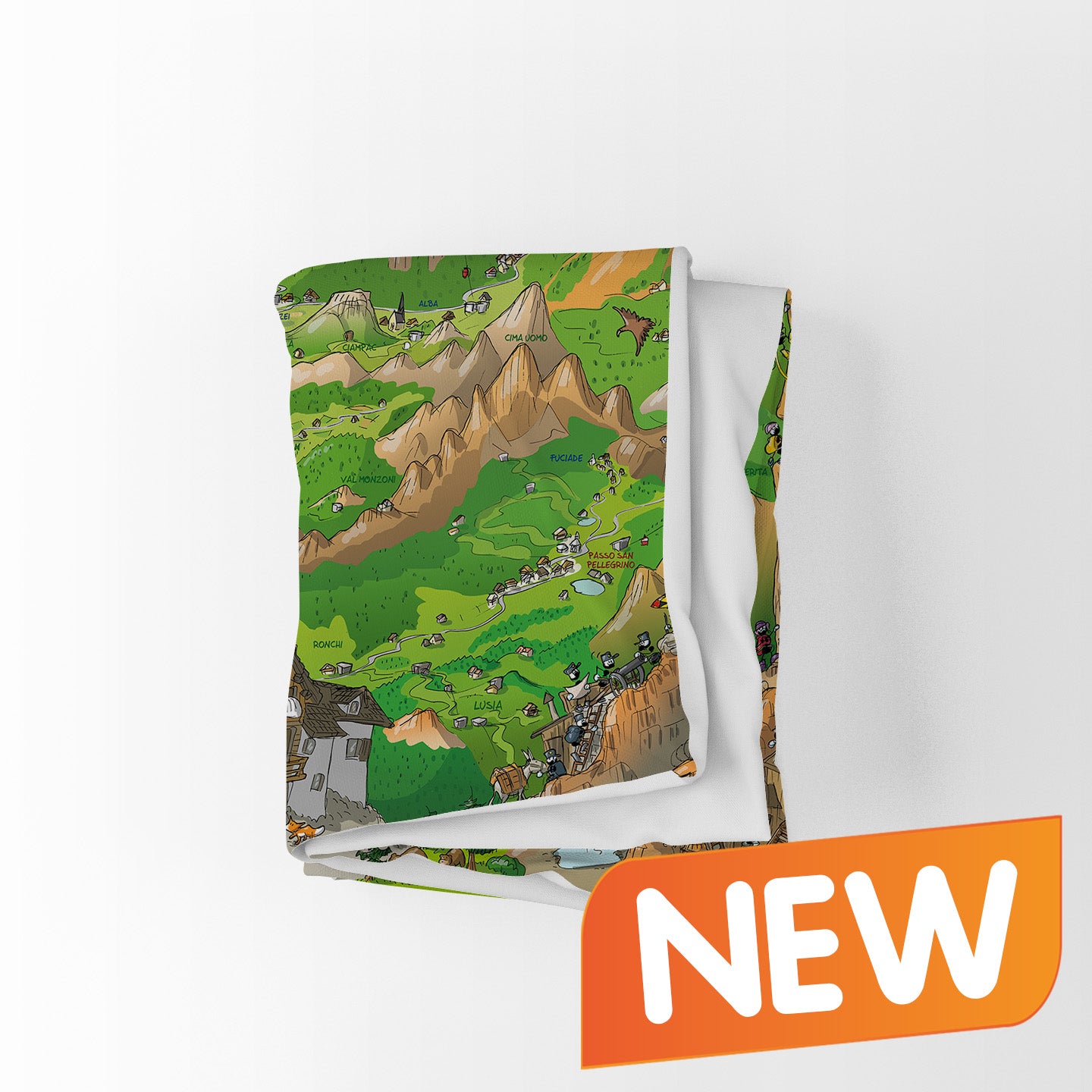 Padded quilted plaid with "Moods" theme