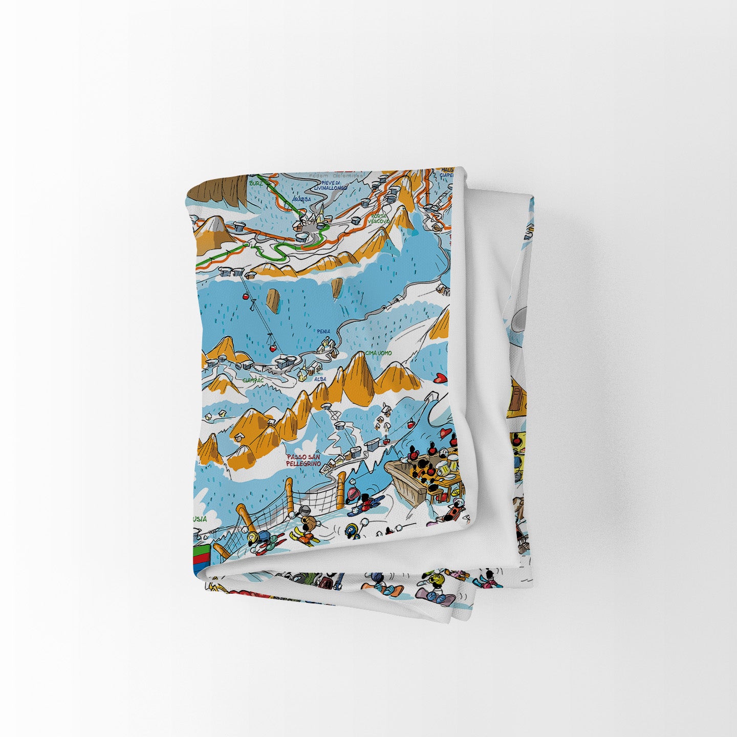 Padded quilted plaid with "Moods" theme