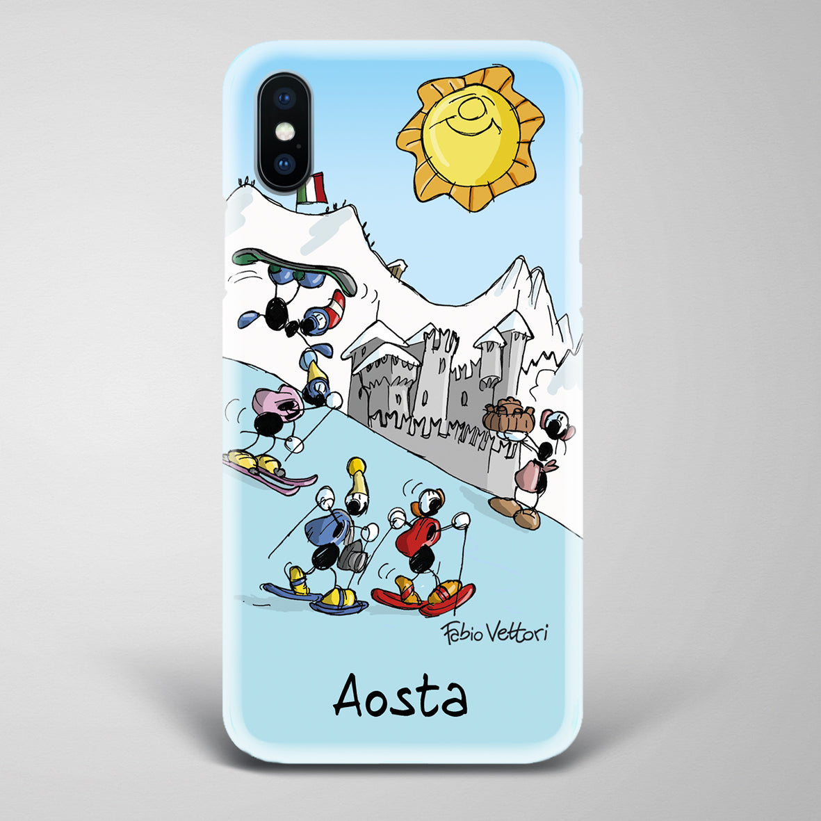 Artistic cover for Smartphone subject "Aosta"