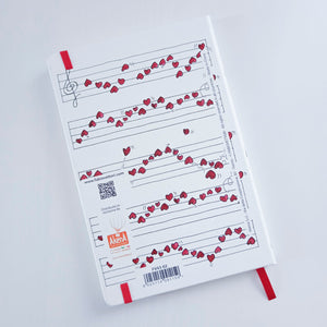 Taccuino Artistico – Sketchbook Formato A5 Soggetto "Cuoricini" (FV43-02)