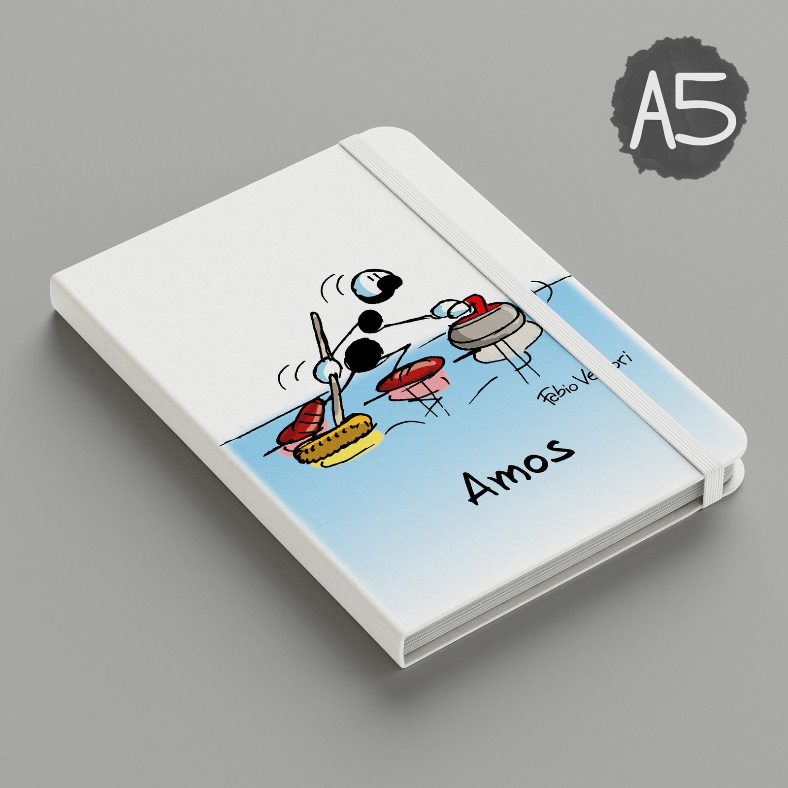 Notebook Personalizzato soggetto "Curling"