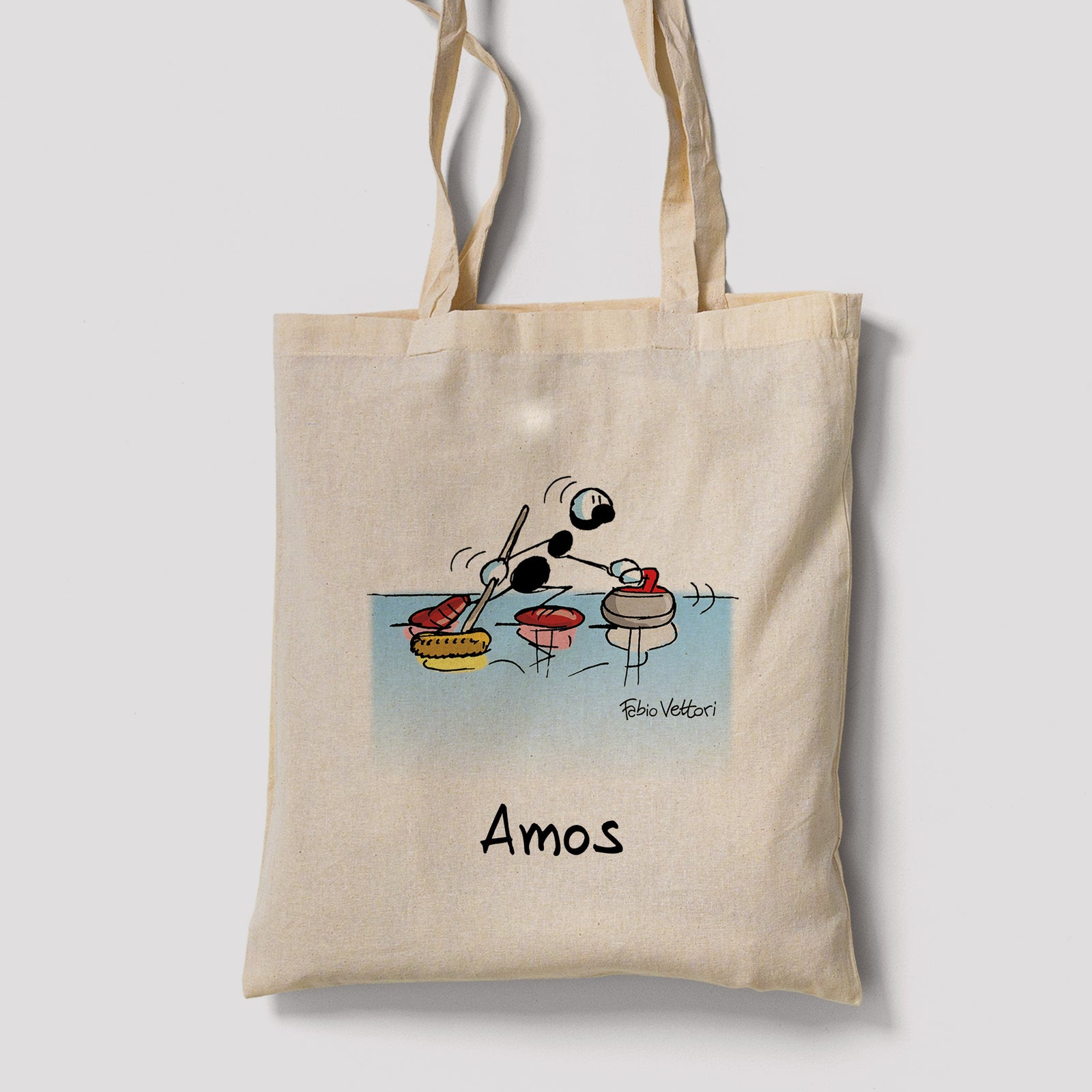 Shopper Personalizzata "Curling"