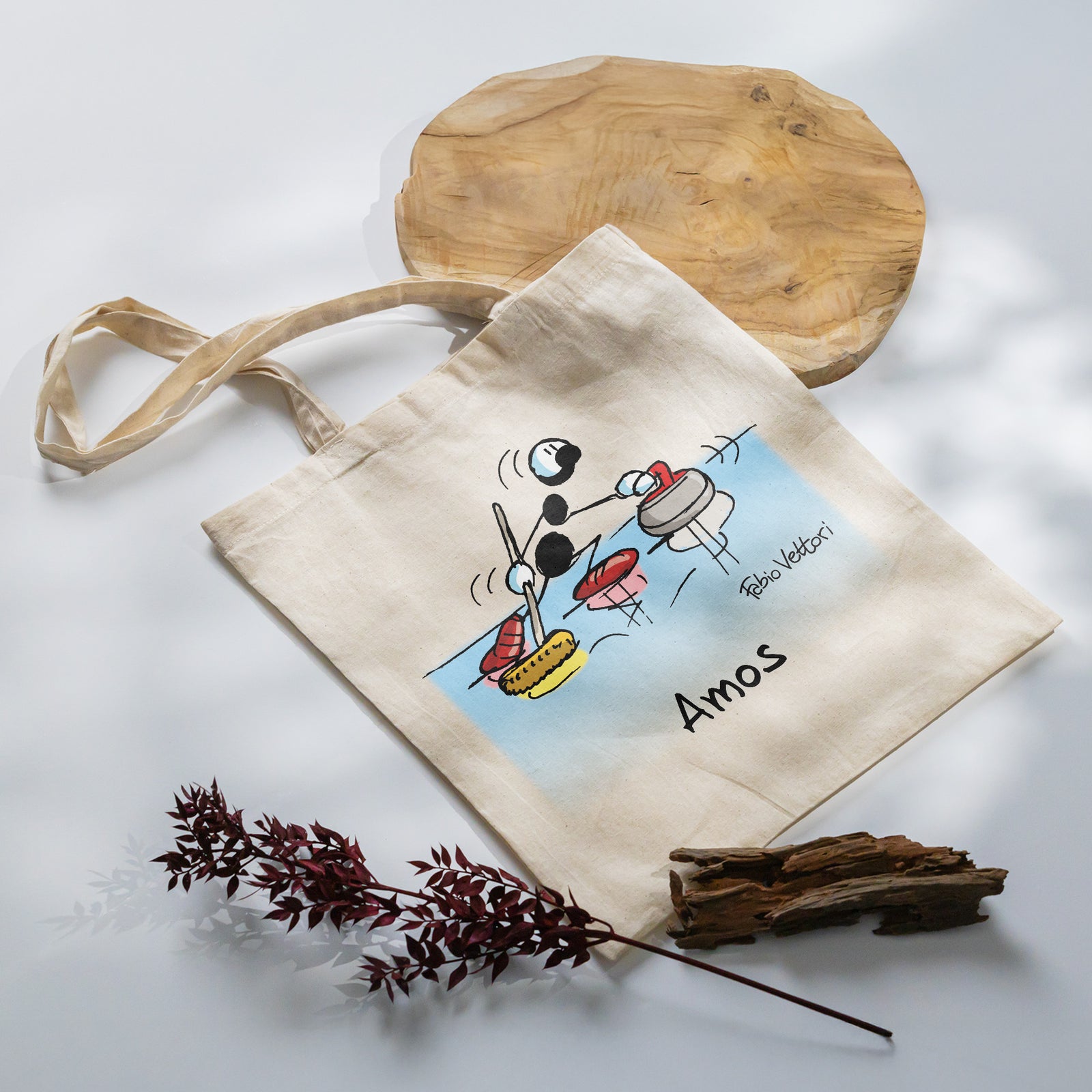 Shopper Personalizzata "Curling"