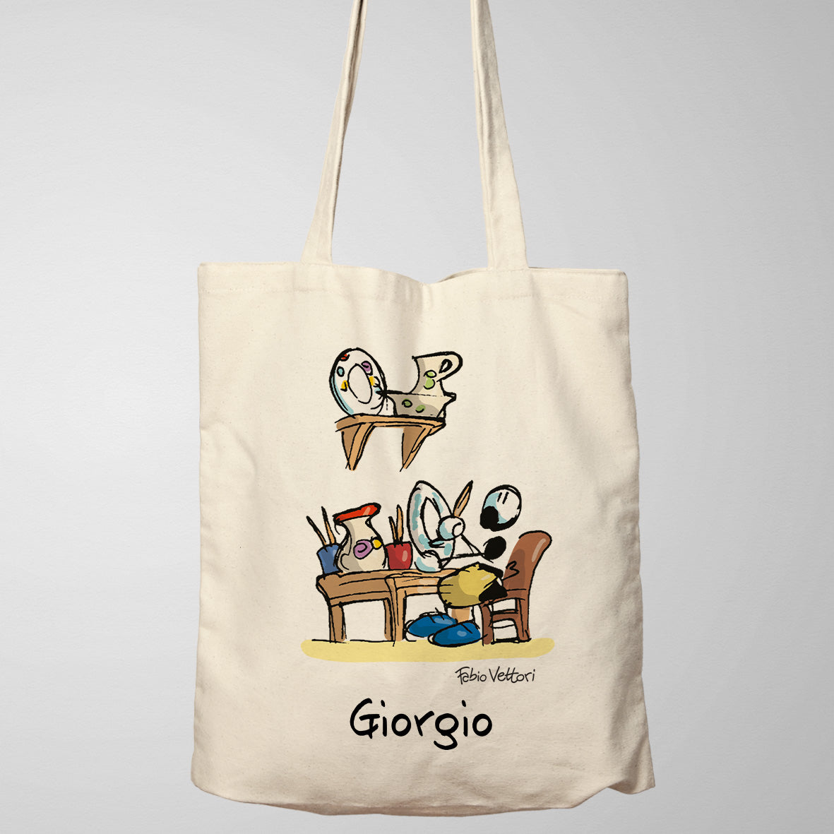 Shopper Personalizzata "Decorazioni su ceramica"