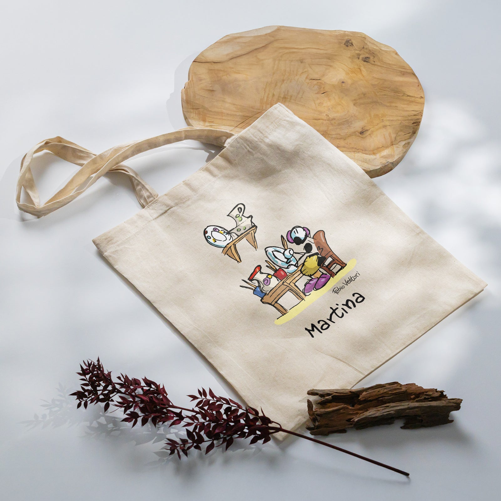 Shopper Personalizzata "Decorazioni su ceramica"