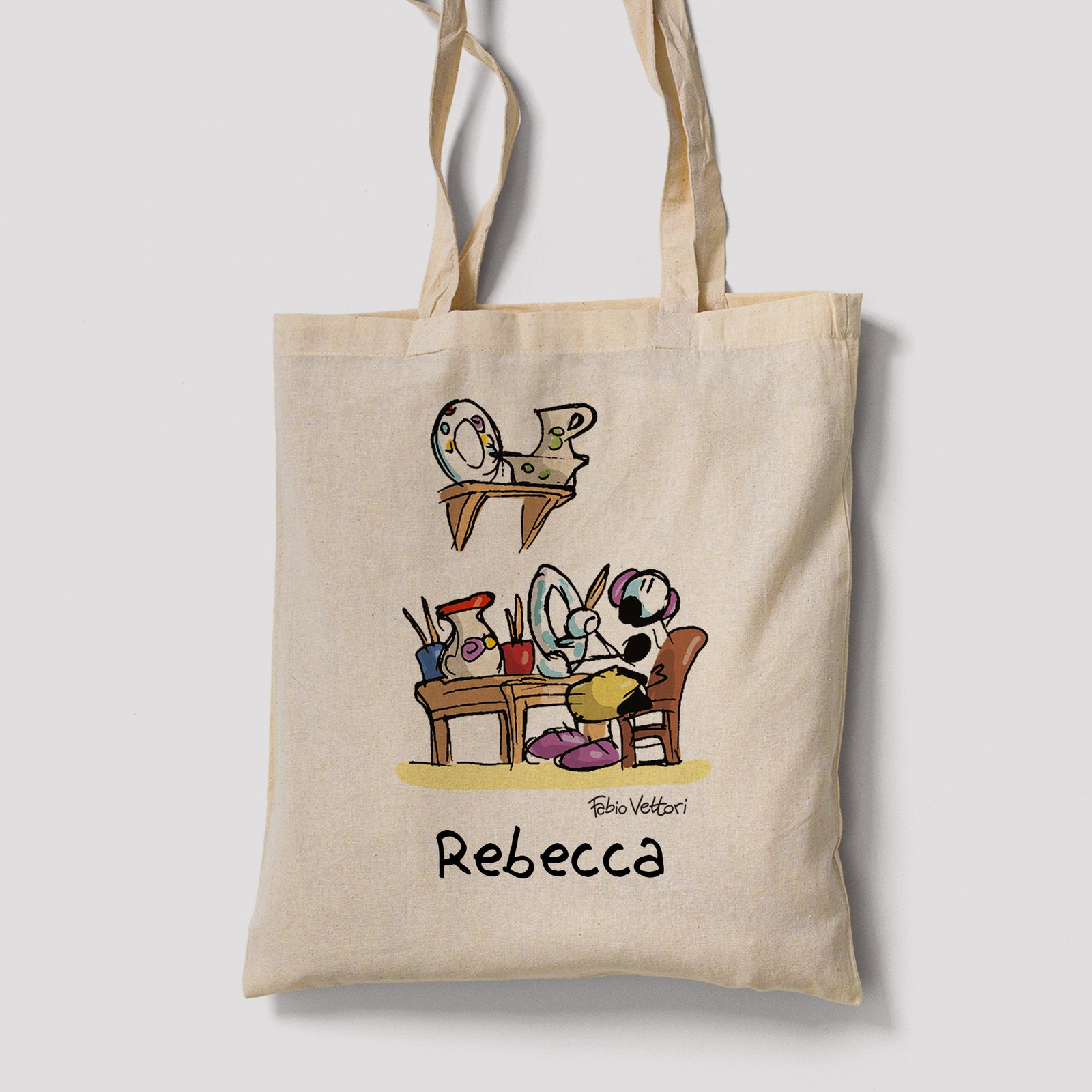 Shopper Personalizzata "Decorazioni su ceramica"
