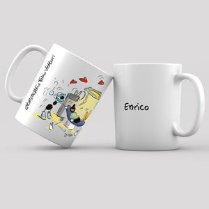 Regalo personalizzato – Tazza grande medico maschio nero (carriera design motivo, bianco) – qualsiasi nome messaggio personalizzato – National NHS Hospital Worker personale bianco laboratorio Regalo personalizzato – Tazza grande medico maschio nero (carriera design motivo, bianco) – qualsiasi nome messaggio personalizzato – National NHS Hospital Worker personale bianco laboratorio