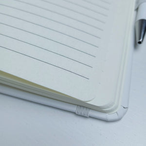 Customizable A5 notebook with pen, subject "Birth Diary" (female)