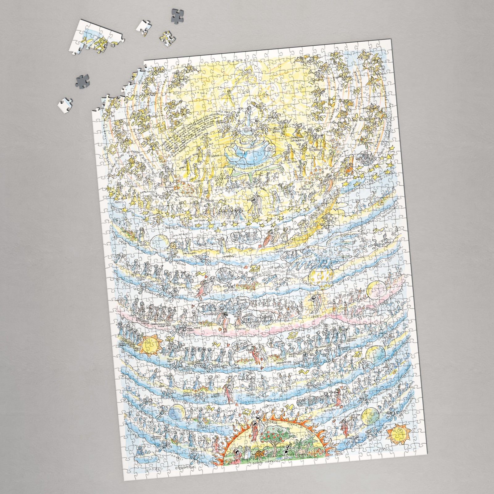 Puzzle "Divina Commedia Paradiso" 1080 pezzi
