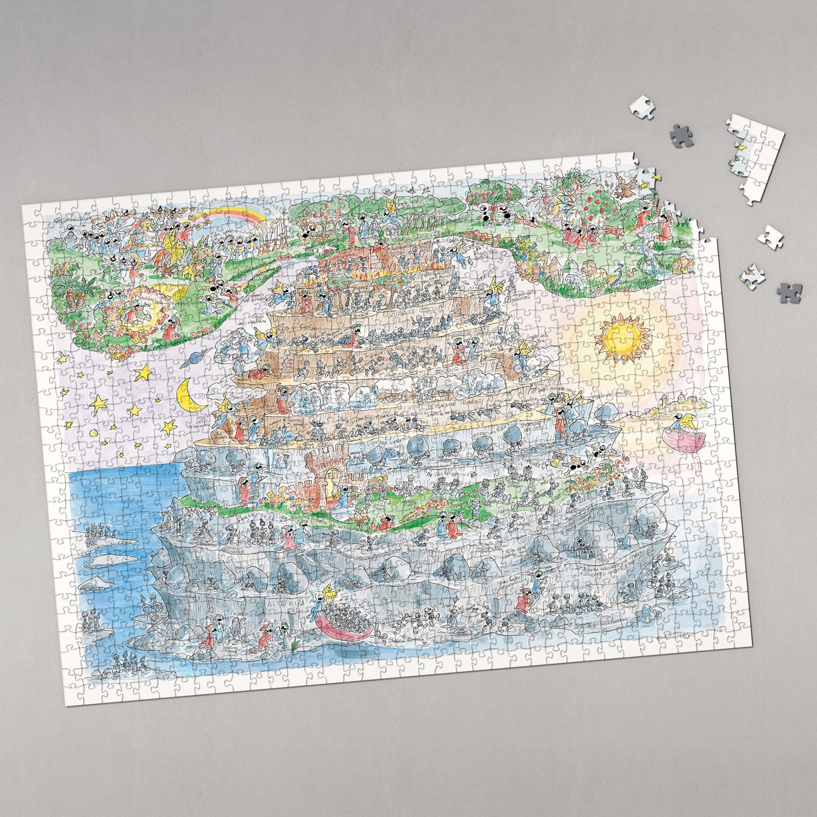 Puzzle "Divina Commedia Purgatorio" 1080 pezzi