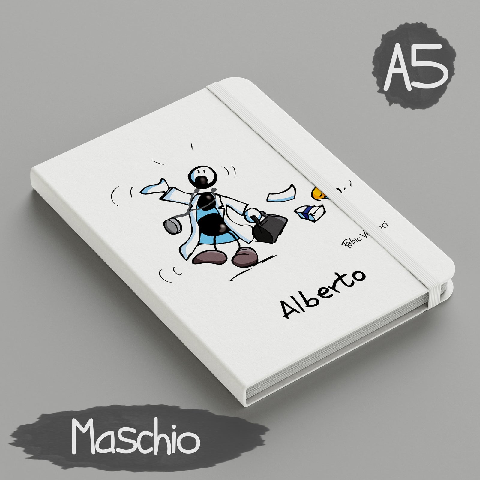 Personalized notebook with "Doctors" theme