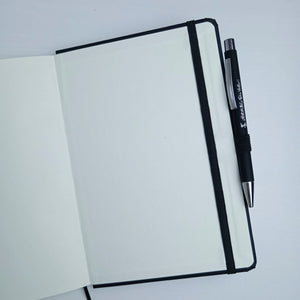 Customizable A5 notebook with pen, subject "Recipe Notebook"