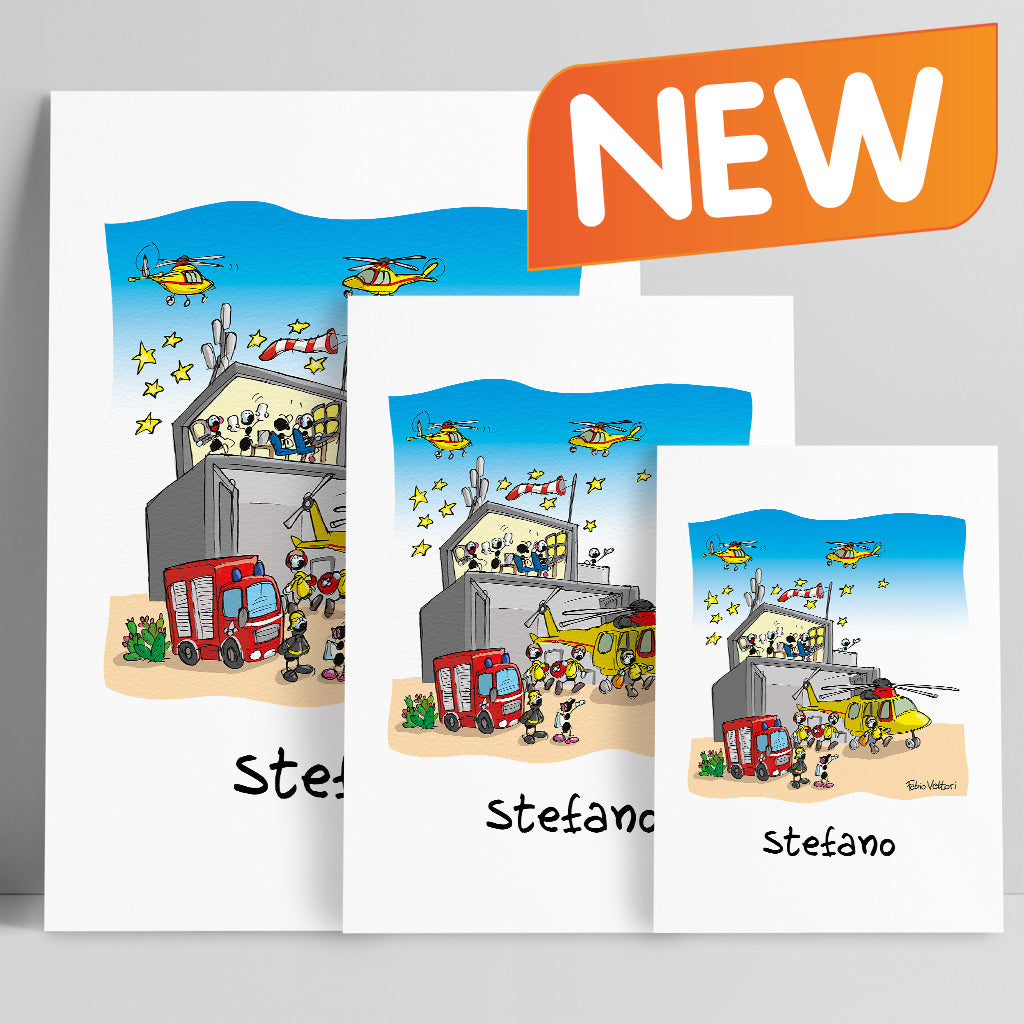 Personalized "Astronaut" poster print