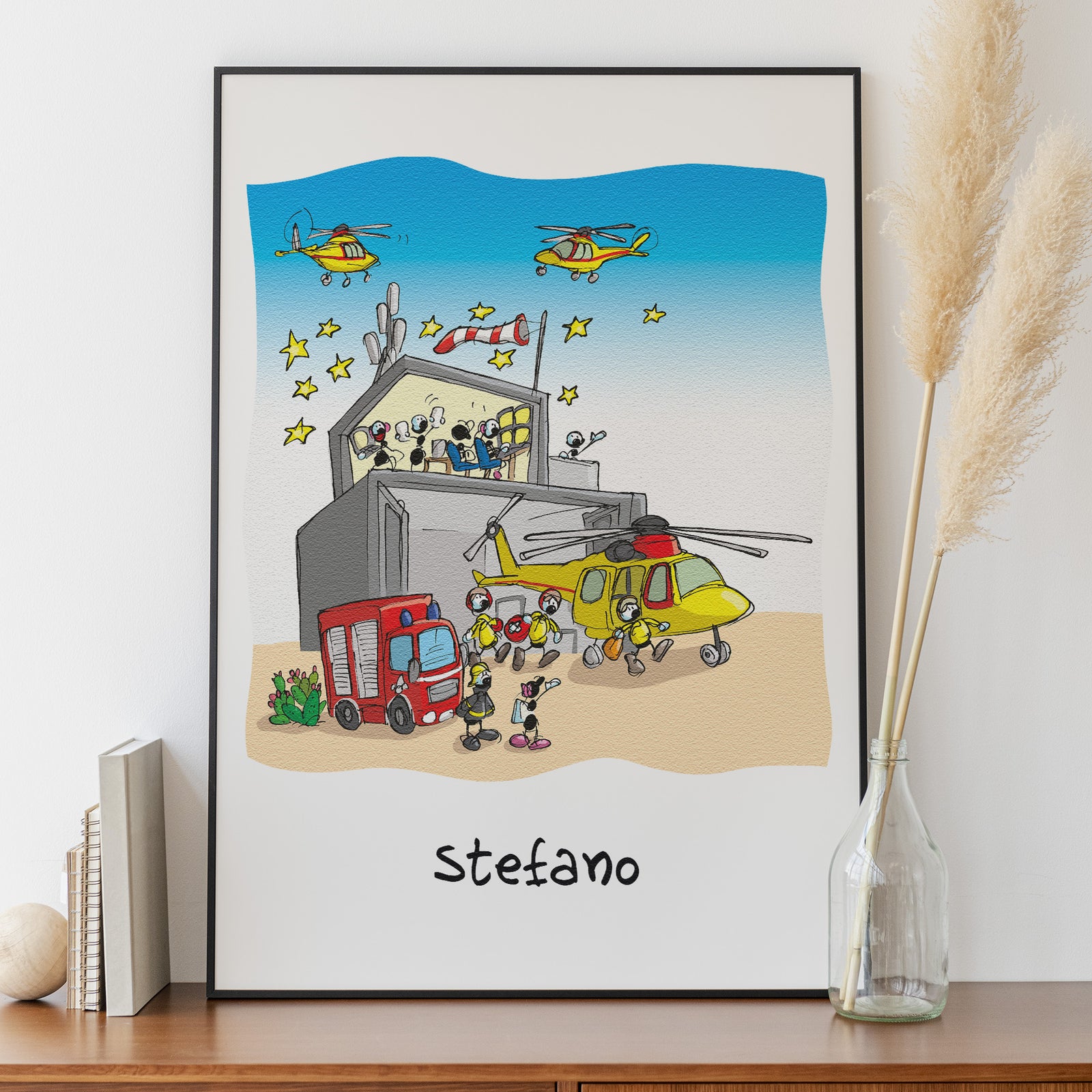 Personalized "Astronaut" poster print