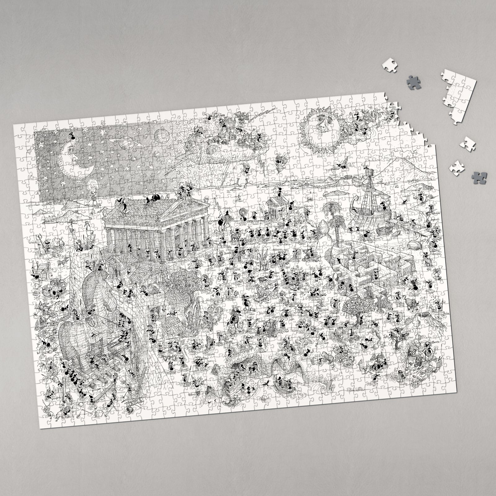 Puzzle "Eroi e miti" 1080 pezzi