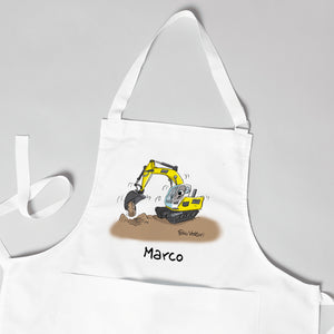 Grembiule Personalizzato "Escavatorista"