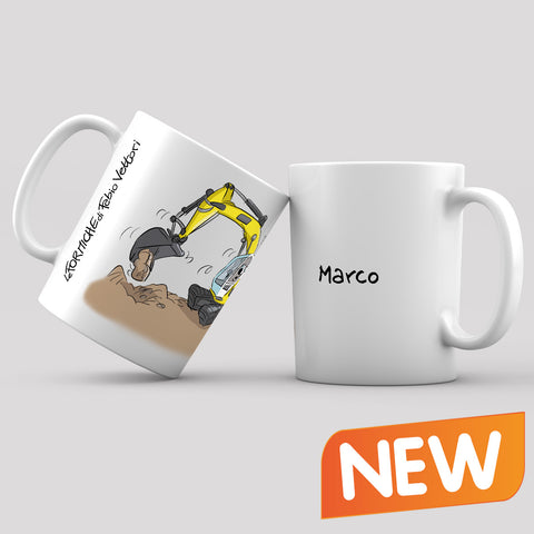 Tazza MUG Personalizzata "Escavatorista"