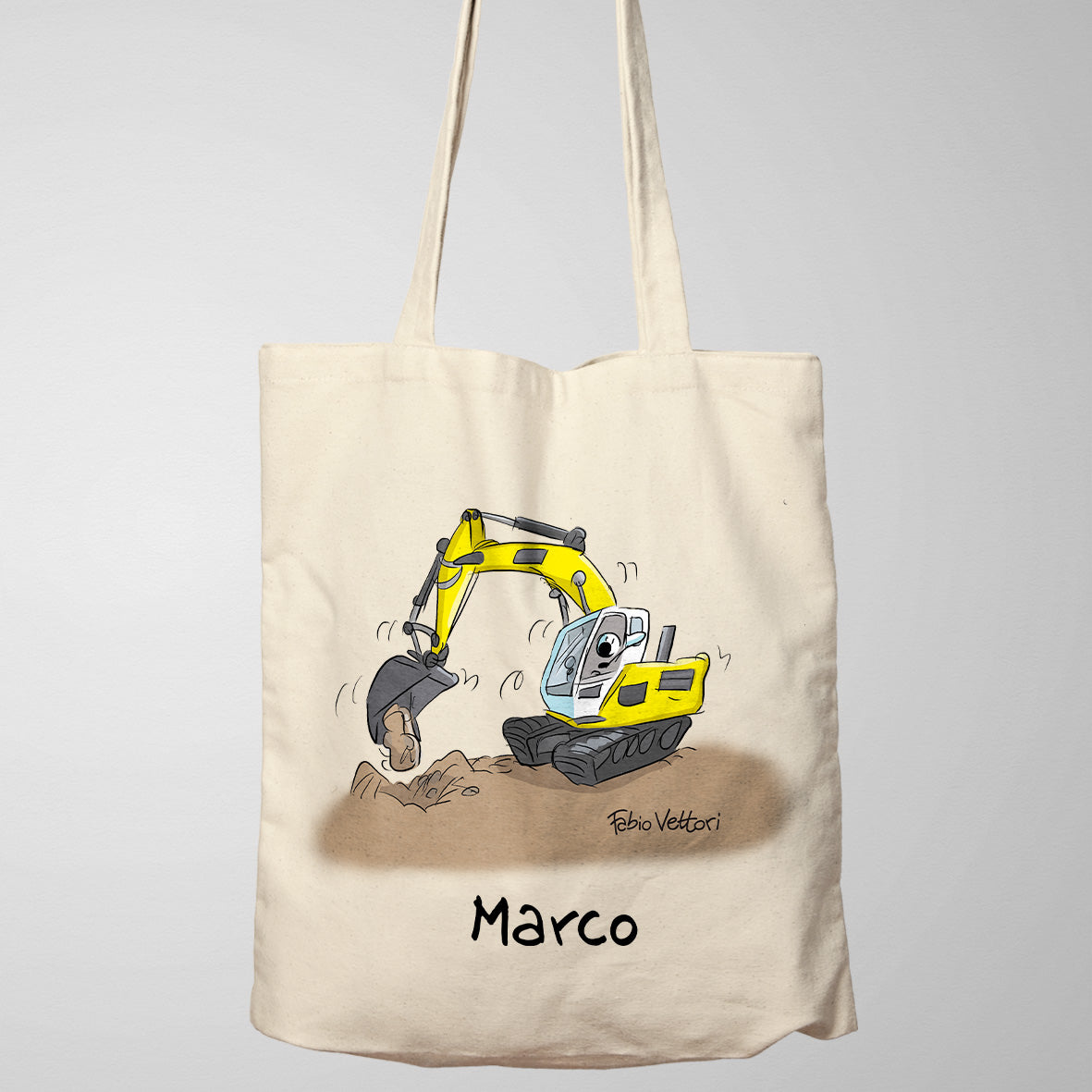 Shopper Personalizzata "Escavatorista"