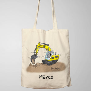 Shopper Personalizzata "Escavatorista"