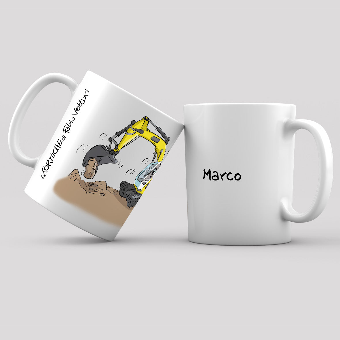Tazza MUG Personalizzata "Escavatorista"