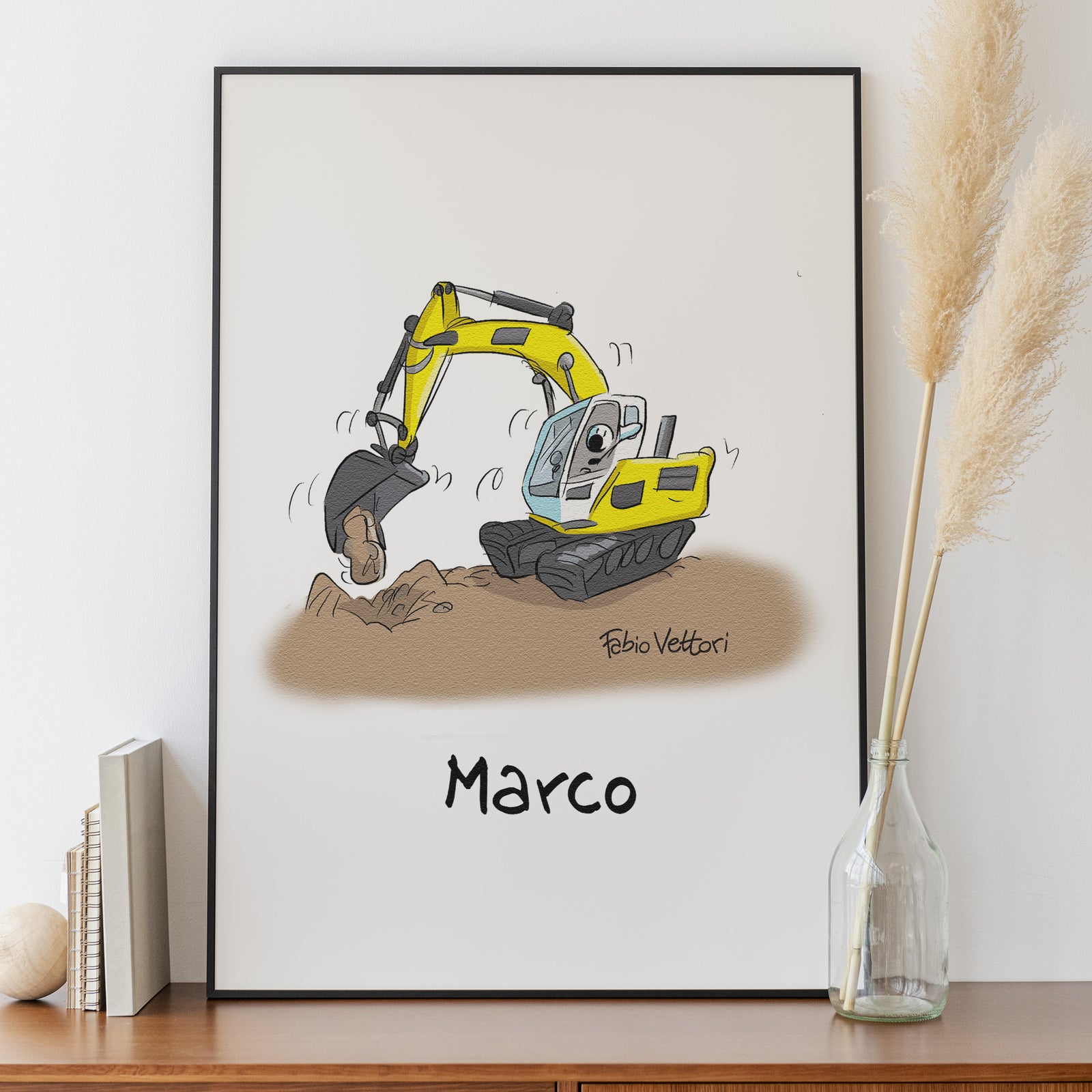 Personalized "Astronaut" poster print