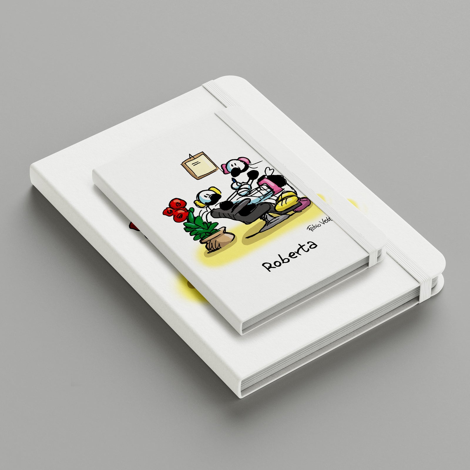 Personalized notebook with the theme "Beautician"