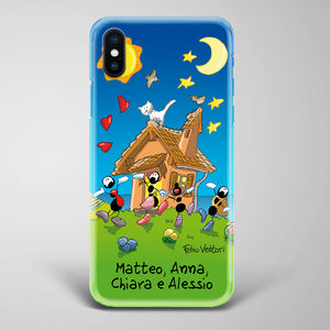 Cover artistica per Smartphone Personalizzata Famiglia