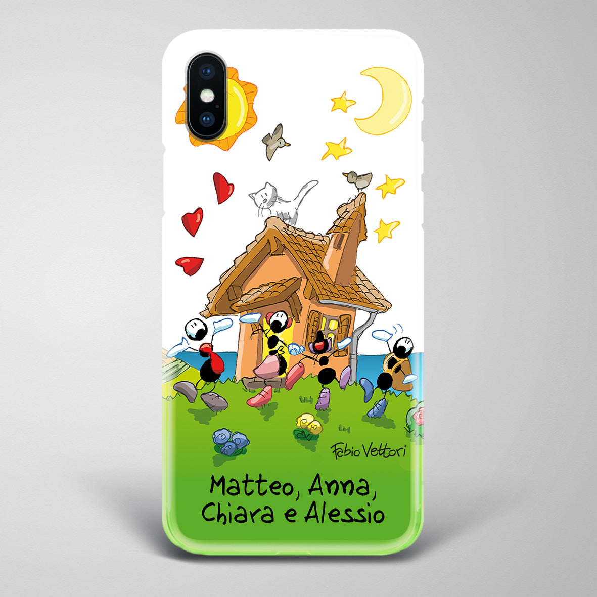 Cover artistica per Smartphone Personalizzata Famiglia