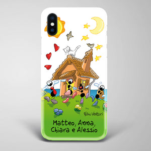 Cover artistica per Smartphone Personalizzata Famiglia