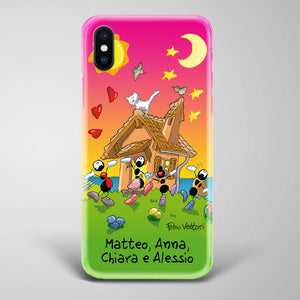 Cover artistica per Smartphone Personalizzata Famiglia