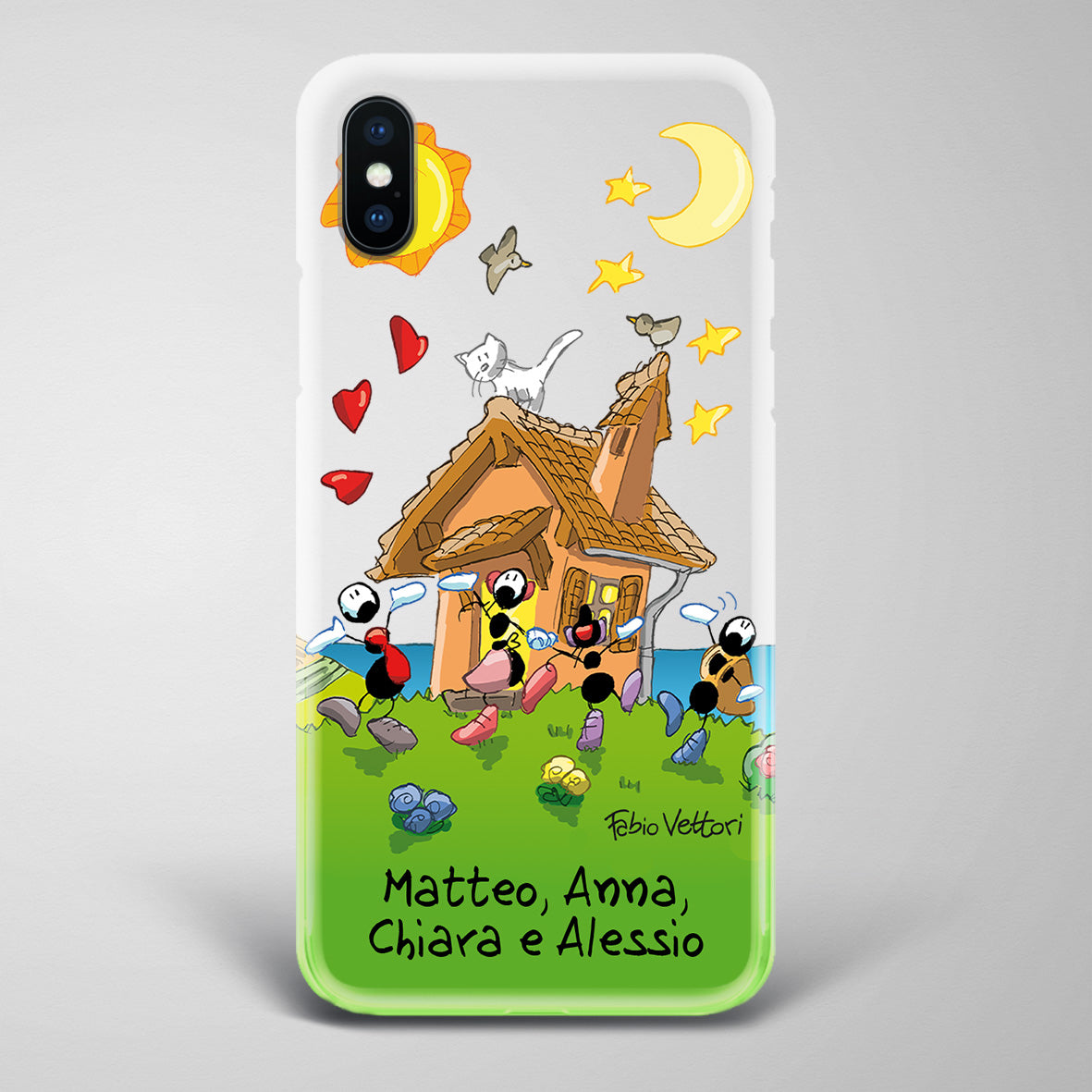 Cover artistica per Smartphone Personalizzata Famiglia