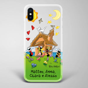 Cover artistica per Smartphone Personalizzata Famiglia