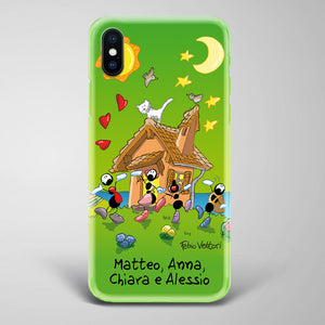 Cover artistica per Smartphone Personalizzata Famiglia