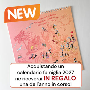 Calendario Famiglia 2027 delle Formiche di Fabio Vettori (FV27F)