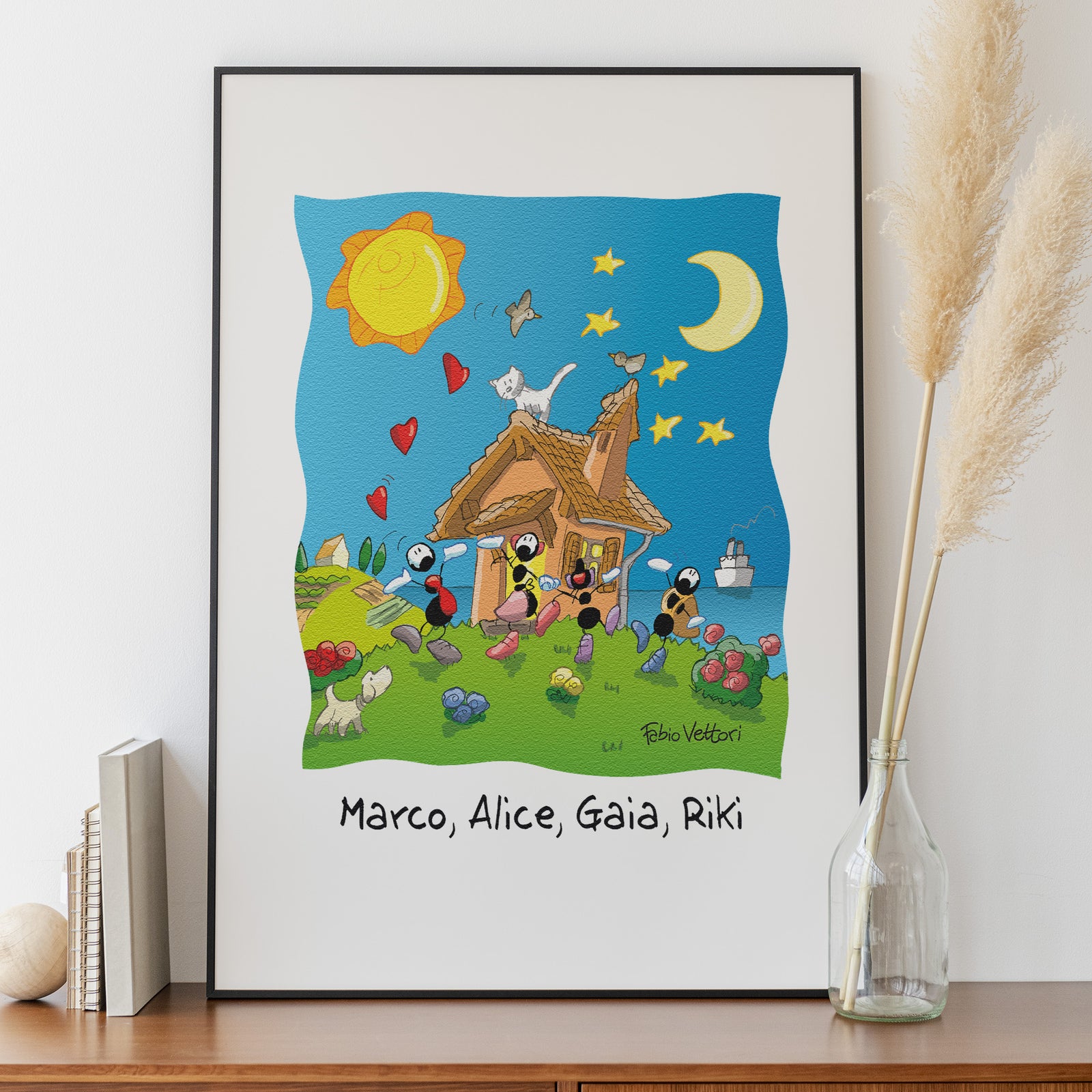 Personalized poster print "Pharmacist (Female)"