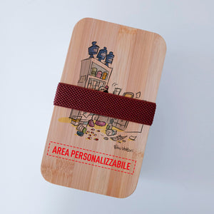 Lunch Box with Cutlery Holder Band Personalized "Pharmacist" Theme