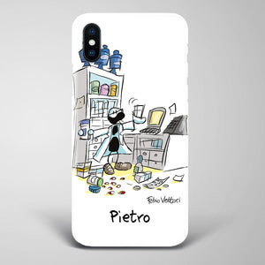Cover artistica per Smartphone Personalizzata Farmacista (maschio)