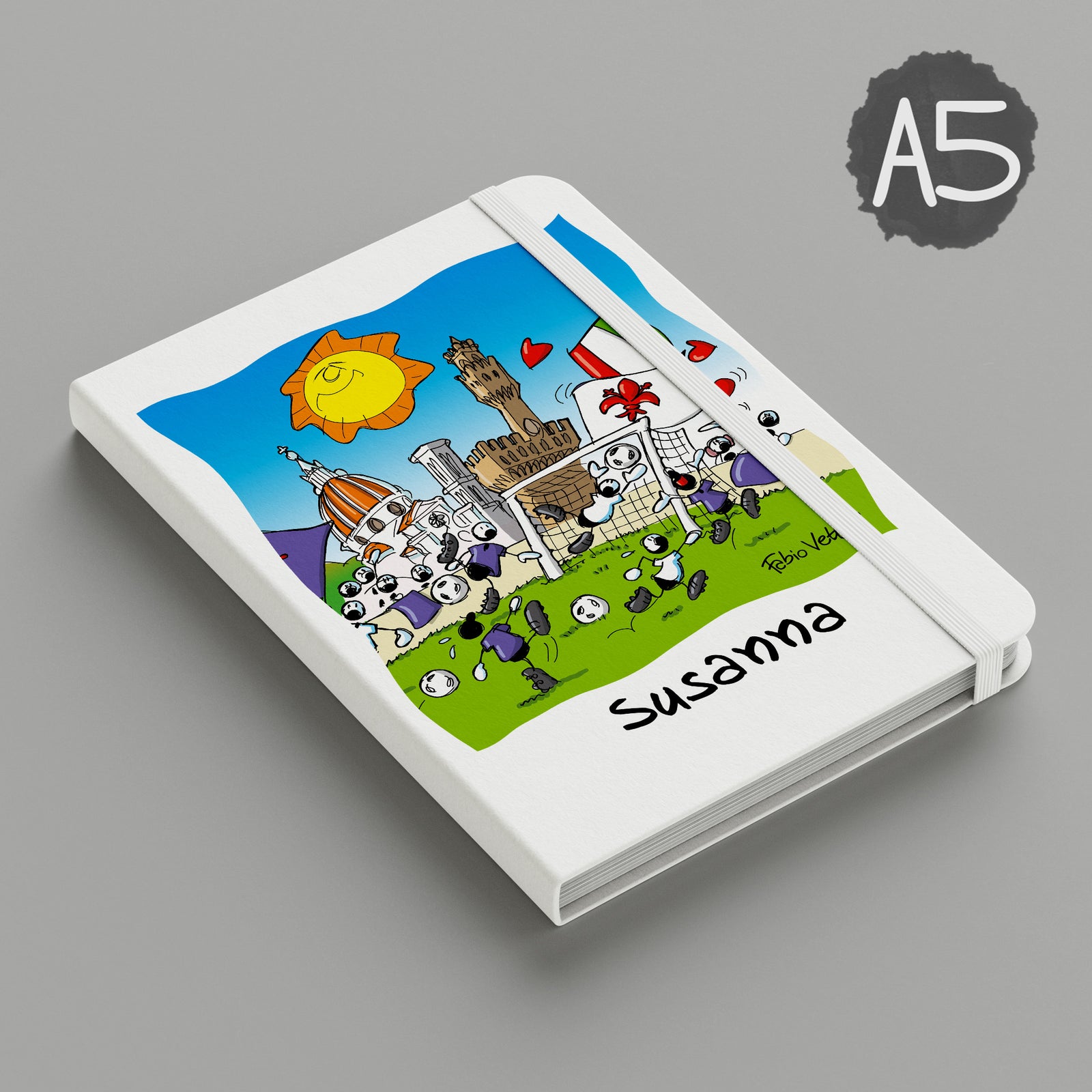 Notebook Personalizzato soggetto "Fiorentina"