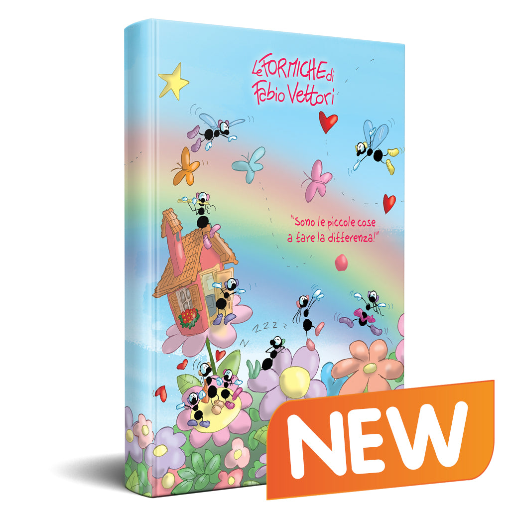 Diario Scolastico Le Formiche di Fabio Vettori soggetto "Fiori" (FV40-01)