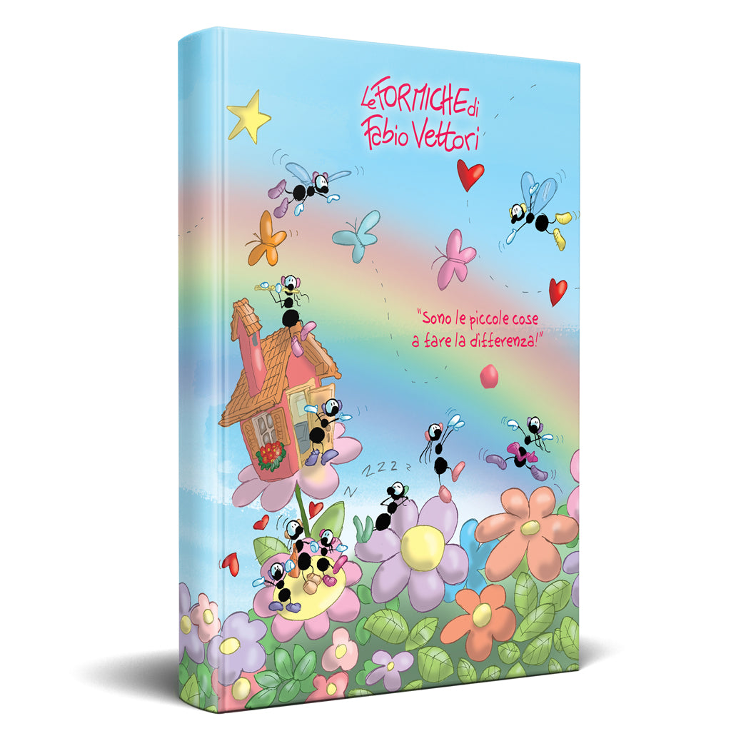 Diario Scolastico Le Formiche di Fabio Vettori soggetto "Fiori" (FV40-01)